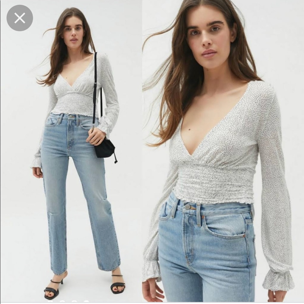Urban Outfitters long sleeve crop top